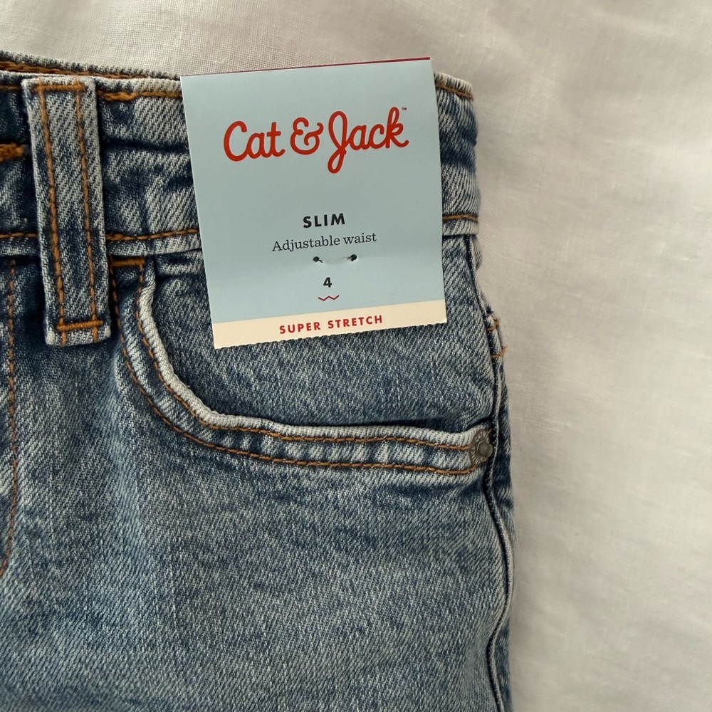 Cat & Jack boys jeans, 4 Slim